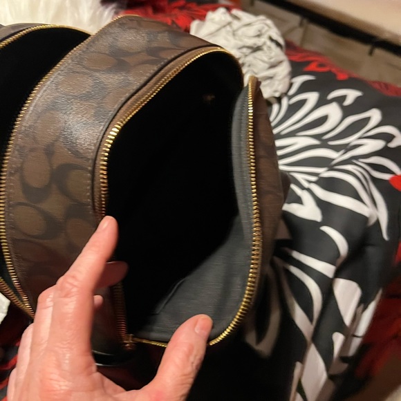 Coach backpack , carried a few times . No marks , tears or scuffs. - Picture 3 of 10